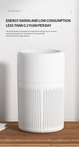 Purificateur d'air intelligent portable avec filtre HEPA pour la maison et la chambre, prix de gros, purificateur domestique en plastique - Product Image 2