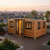 BlocNEST Maison Conteneur de Luxe Extensible, Bungalow Préfabriqué avec Aménagement Flexible pour la Vie Familiale et l'Évasion en Plein Air