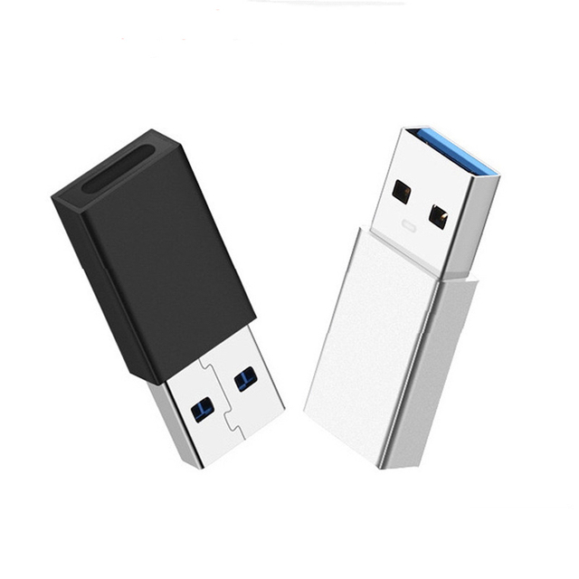 3A Fast Charging 5Gbps Data Transfer USB C Female New USB 3.1 USB 3.0 Aluminum Type-C Male OTG Adapter