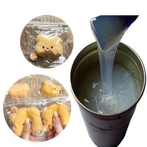 วัสดุซิลิโคนเนื้อนุ่มพิเศษสำหรับทำของเล่นบีบ 1:1 เกรดอาหาร ซิลิโคนเหลวแบบนิ่ม ซิลิโคนเจลสำหรับทำของเล่นบีบ - Product Image 3