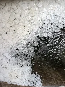 Medios de filtro de membrana biofiltro biológico de alta eficiencia-10-25mm MBBR Media K1/K2/K3/K4/K5 <span class=keywords><strong>para</strong></span> sistemas de tratamiento de aguas residuales - Product Image 5