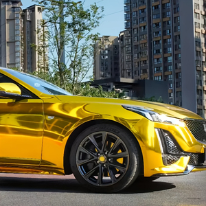 Vinilo para Envolver Autos de Alto Brillo Cromado Espejo PET <span class=keywords><strong>3m</strong></span>, Película Protectora de Pintura Resistente a Arañazos, Vinilo para Envolver Autos - Product Image 4