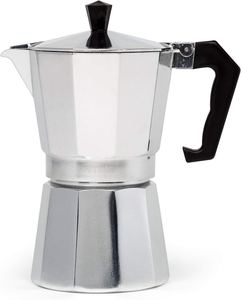 Klassische Italienische Kaffeemaschine im Stovenail-Stil, Minimalistische Runde Aluminium-Handkaffeekanne, Arabische Kaffeekanne Dallah zum Kaffeebrühen - Product Image 3