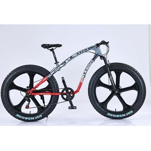 Vélo de montagne Snow <span class=keywords><strong>Mountain</strong></span> Bike 40 avec pneus surdimensionnés, absorption des chocs, vitesse variable, frein à disque double, cadre en acier au carbone, aluminium - Product Image 1