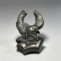 Badge métallique 3D Aigle Ancre Bronze Antique, objet de collection pour la numismatique et l'art