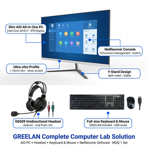 Sistema Informático <span class=keywords><strong>para</strong></span> Laboratorio Escolar, PC Todo en Uno con Hardware y Software Integrados, OEM Personalizado Disponible - Product Image 3