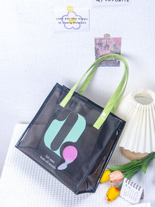 Sac à main en PVC de grande taille, sac à bandoulière, poignée en PU, sac de shopping, sac de courses durable, imperméable, sac pour femmes - Product Image 4