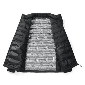 Nouvelle doudoune simple en graphène à lumière chaude, duvet de canard blanc, hiver, grande taille, doublure en duvet, mode, polyvalente, confortable et chaude - Product Image 4