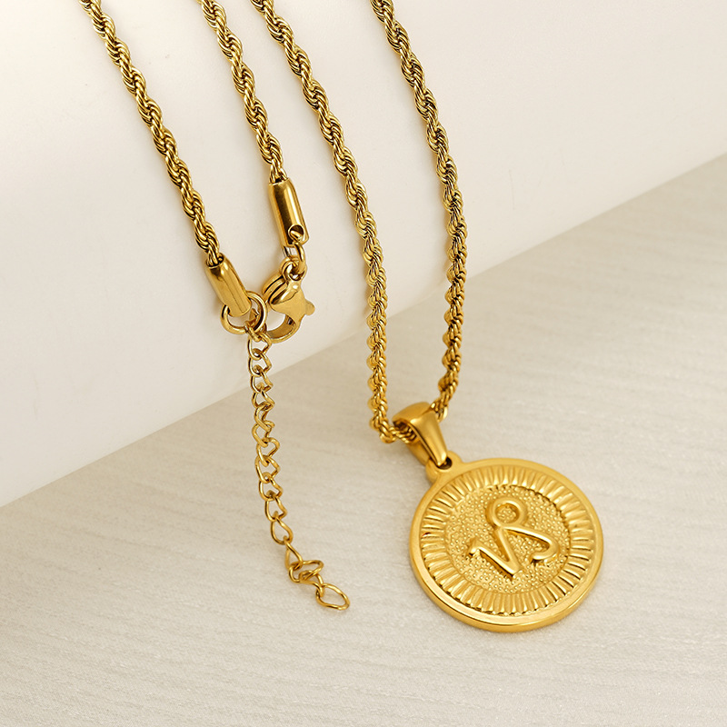 gold scorpio zodiac pendant