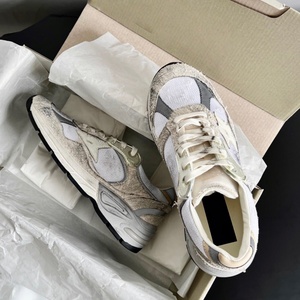 Chaussures Décontractées Rétro de Luxe Style Designer Superstar Dad Shoes avec Tige en Maille à Motif Floral, Légères, Amortissantes et Respirantes - Product Image 4