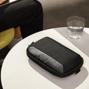 Luxuriöser Tech-Organizer Tragbare Wasserdichte Doppelte Zubehör-Tragetasche für Kabel Ladegerät USB-Stick Langlebiger Seiden-Reißverschluss Reise - Product Image 6