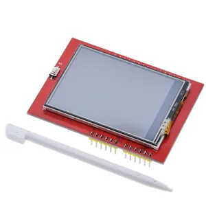 TZT LCD-Modul TFT 2,4-Zoll-TFT-LCD-Bildschirm für Arduino UNO R3-Karte und Unterstützung Mega 2560 mit Touch Pen, UNO R3