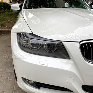 สำหรับ BMW ซีรีส์ 3 E90 E91 320i 330i ปี 2005-2012 ชุดแต่งไฟหน้า ครอบไฟหน้า คิ้วไฟหน้า ตกแต่งไฟหน้า แต่งรถ - Product Image 4