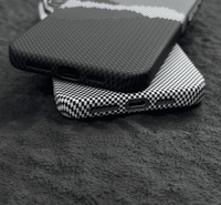 Coque pour iPhone 17, texture carbone tendance, étui magnétique en PC pour iPhone 17 16 15 Pro Max, coque rigide pour téléphone, Funda
