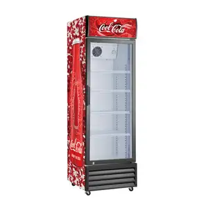 Beer Glass Showcase Fridge Beverage Chiller for Cola Used Refrigerators For Sale