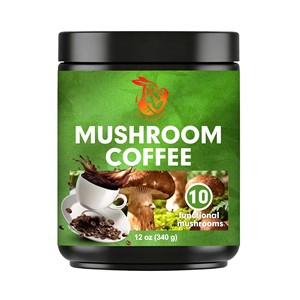 Factory Wholesale Mushroom Coffee with Mushroom <b>Blend</b> Supplement Supports Cut Health Immunity and Boosts Energy Focus Coffee - Product Image 1