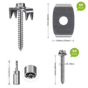 Tornillo de Anclaje para Madera con Cabeza Hexagonal y Arandela, 12 mm, Acero Inoxidable Galvanizado, Rosca Gruesa, Clase 8.8 - Product Image 3