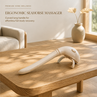 Masseur manuel à long manche, simulation de main humaine, pétrissage réglable, outil de massage cervical, du cou, des épaules et du dos pour la maison et le bureau