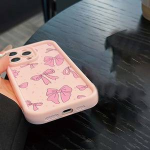 Funda para Teléfono con Lazo Rosa para iPhone 16 Pro Max, para Apple 13/14 Mate, 12/15 Premium, 11 Antigolpes - Product Image 3