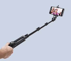 Tripod Tongkat Swafoto, VCT-1688 Portabel Yunteng, dengan Rana Remot Kontrol untuk Ponsel Mini Monopod - Product Image 5