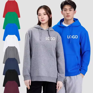 Sweatshirts à <span class=keywords><strong>capuche</strong></span> en molleton avec logo personnalisé pour hommes et femmes pulls surdimensionnés avec broderie 3D sur le devant Caractéristique anti-boulochage - Product Image 2