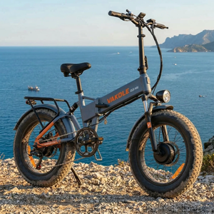 Bicicleta Eléctrica Vakole CO20 Max 1500W con Doble Motor, Tracción en las Cuatro Ruedas, Neumáticos Anchos, Batería de 960Wh, 20x4'', Sensor de Torque, Frenos de Disco Hidráulicos, Aleación de Aluminio, Plegable - Product Image 3