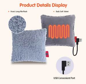 Almofada Elétrica Aquecida para Sofá e Uso Externo - Almofada Portátil USB para Camping, Sala de Estar, Conforto no Inverno - Product Image 4