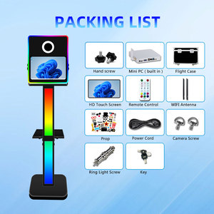 Entrega rápida DSLR Photo Booth con impresora y caja de cámara Selfie Photobooth Machine <span class=keywords><strong>Camera</strong></span> Photo Booth Shell para fiesta de boda - Product Image 5