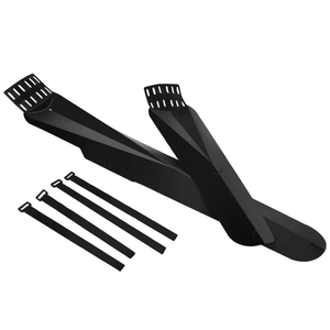 RIDERACE guardabarros de bicicleta alas rueda trasera de plástico para montar barro salpicaduras soporte de prevención guardabarros de bicicleta accesorios de ciclismo - Product Image 1