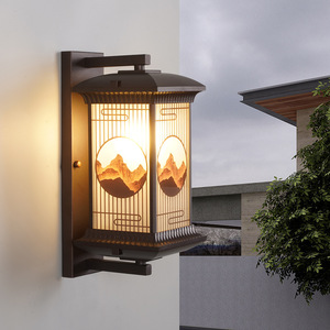 โคมไฟติดผนัง LED กันน้ำสำหรับภายนอกอาคาร ดีไซน์ทันสมัยแบบจีน รูปทรงภูเขา เหมาะสำหรับสวน วิลล่า และประตูรั้ว - Product Image 2