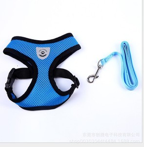 Kalung Anjing 8 Warna Murah yang Dapat Disesuaikan, Set Tali Kekang dan Tali Tuntun Poliester Ramah Lingkungan yang Nyaman dan Bernapas - Product Image 5