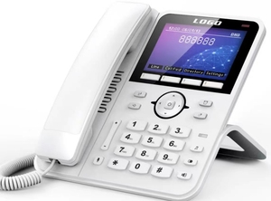 2025 CFH-Nouveau téléphone IP professionnel <span class=keywords><strong>VoIP</strong></span> avec système IPABX <span class=keywords><strong>compatible</strong></span> compte 4 lignes SIP pour téléphone ip d'hôtel de bureau - Product Image 5