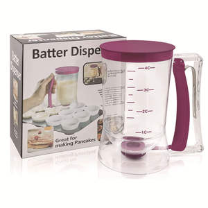 Dispensador de Masa para Panqueques de Plástico Ecológico, Separador, Utensilio de Cocina para Panqueques, Crepas, Pasteles, Suministros para Hornear - Product Image 1