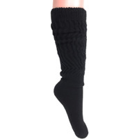 2023 femmes Slouch Chaussettes Longue Cuisse Haute Chaussettes Slouch Blanc Slouch Chaussettes