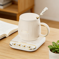 Mug électrique chauffant à contrôle de température Ceool, chauffe-tasse à café, tasse chauffante, mug à café chauffant électrique, mug à café intelligent chauffant
