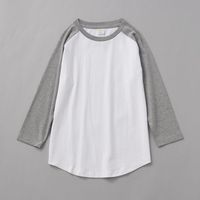 Usine personnalisée en gros logo personnalisé été mode 3/4 manches Baseball T-shirt broderie bouffée 3D imprimé T-shirt