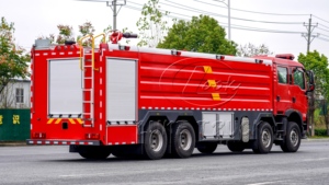 HOWO 20 Cubic Meters Municipal <b>Fire</b> Truck Heavy-Duty <b>Fire</b> Engine with <b>LED</b> Lighting System for Public Emergency Response - Product Image 3