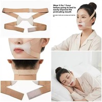 Masque liftant aux ions négatifs avec motif français pour le raffermissement des muscles du visage et anti-affaissement