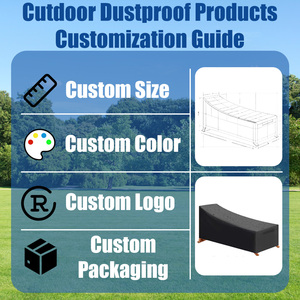 <span class=keywords><strong>Housse</strong></span> <span class=keywords><strong>de</strong></span> chaise longue <span class=keywords><strong>de</strong></span> patio robuste en Oxford 600D avec cordon <span class=keywords><strong>de</strong></span> serrage, écologique, imperméable, résistante aux UV et aux intempéries pour <span class=keywords><strong>jardin</strong></span> - Product Image 4