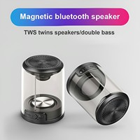 Nouvelle tendance aimant Unique Surround son stéréo jumeaux Bluetooth haut-parleur modèle privé haut-parleur stéréo lumière LED haut-parleur extérieur