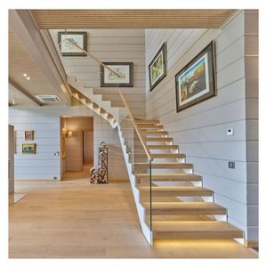 <span class=keywords><strong>Alucasa</strong></span>-escaleras flotantes para interiores, escaleras rectas de lujo modernas y prefabricadas, diseño personalizado - Product Image 6