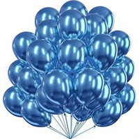 Ballons de décoration de fête, couleur métallique, chrome, latex, mariage, anniversaire, Noël, Pâques, fête festive