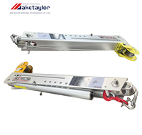 AKETAYLOR MCE400 Grue de construction portable, capacité de 900 lb, ultra-légère, palan en aluminium de 15 kg pour une efficacité polyvalente sur le chantier