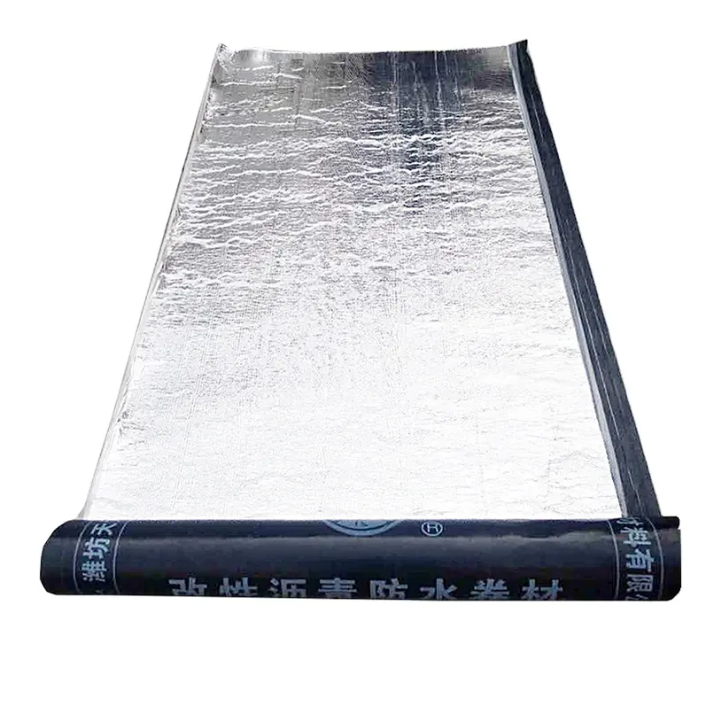 Lembaran atap tahan air bitumen elastomer sbs/membran aspal