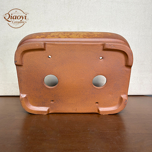 Pots de jardin rétro rectangulaires classiques, pots à arbres, pots à fleurs en céramique Yixing pour bonsaï, pots de jardin créatifs, pots à plantes en grès - Product Image 6