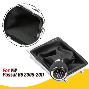 Volkswagen Car Gear <b>Shift</b> <b>Knob</b> Leather 5 6 Speed Ergonomic Replacement Cover - Product Image 2
