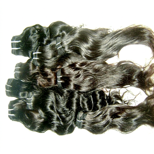 Cheveux REMI 100% vierges indiens Remy, qualité garantie, extensions de cheveux humains bruts ondulés, 200g, double trame machine - Product Image 1
