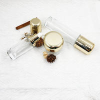 Bouteilles en verre pour soins de la peau avec pompe pulvérisatrice pour crème visage, gouttes pour les yeux et sérum – Options de logo et de couleur personnalisées – Diffuseur à bâtonnets