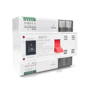 Cheap 2p 4p Din Rail ATS for PV and inverter Dual Power Automatic Transfer Selector Switches Uninterrupted
