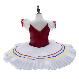 Tutús de Ballet profesional para niñas, púrpura, rosa, niños, Lago de los Cisnes, tutú, fiesta, trajes de baile de Ballet, vestido de bailarina para niñas - Product Image 2